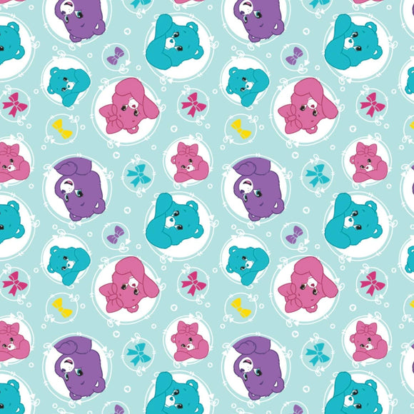 Camelot Fabrics Care Bear Sparkle & Shine Arrows in Blue Premium Quality 100% Cotton Fabric sold by the yard