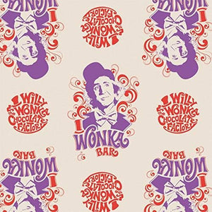 Camelot Fabrics Willy Wonka Willy Wonka Premium Quality 100% Cotton Sold by The Yard.