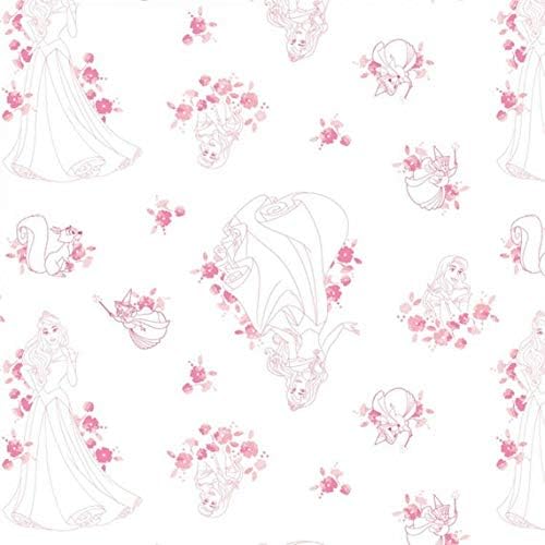 Camelot Fabrics Disney Forever Princess Sleeping Beauty Premium Quality 100% Cotton Fabric sold by the yard