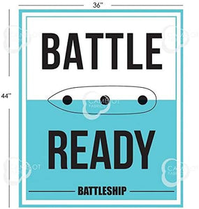Camelot Fabrics Battleship - Battle Ready Panel Sold by The Panel(35"x44") Premium Quality 100% Cotton Fabric sold by the panel