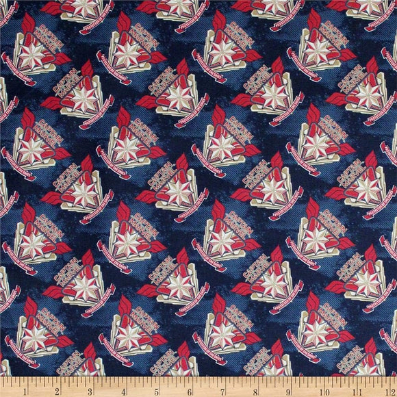 Camelot Fabrics Marvel Heroes Captain Marvel Captain Marvel Blue, 100% Cotton Fabric sold by the yard