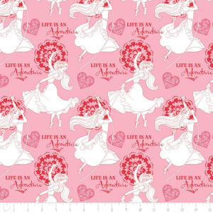 Camelot Fabrics Elena of Avalor Banderines Pinkl 100% Cotton Fabric sold by the yard