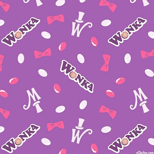 Camelot Fabrics Willy Wonka Jelly Beans Premium Quality 100% Cotton Fabric sold by the yard