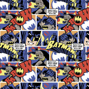 Camelot Fabrics DC Comics Batman Color Pop Comics Premium Quality 100% Cotton Fabric sold by the yard