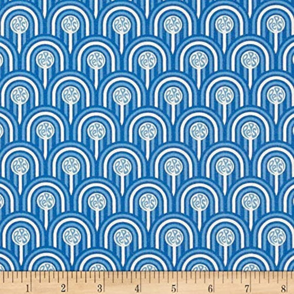 Camelot Fabrics Pepsi Blue 100% Cotton Fabric sold by the yard