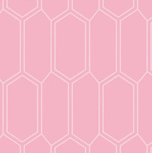 Camelot Fabrics Emilia Bees Nest light Pink 100% Cotton Fabric sold by the yard