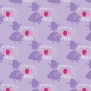 Camelot Fabrics Disney Sofia The First Amulet in Pastel Lavender 100% Cotton Fabric sold by the yard