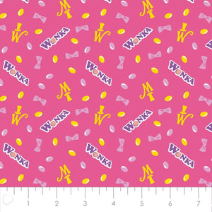 Camelot Fabrics Willy Wonka and Chocolate Factory Collection Premium Quality 100% Cotton Sold by The Yard