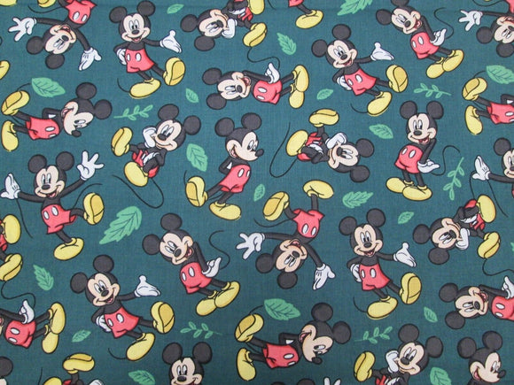 Springs Creative Mickey Traditional Fall CTN 100% Cotton Fabric sold by the yard