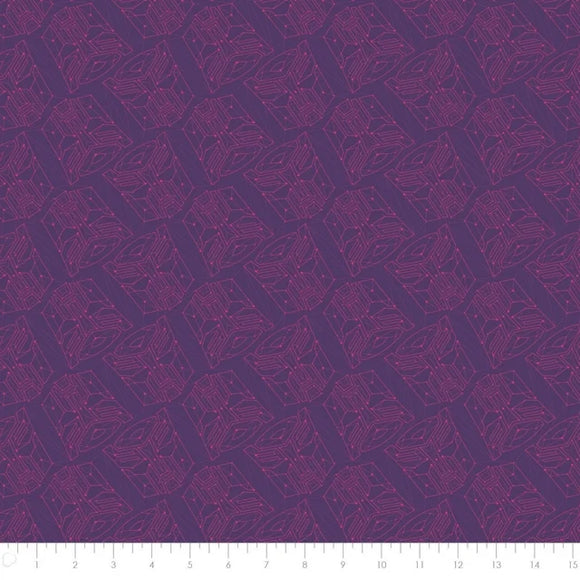 Camelot Fabrics Transformers Constellation Dark Purple 100% Cotton Fabric sold by the yard