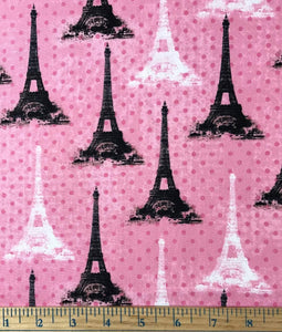 David Textiles Paris in Pink Officially Licensed Candace Allen Design (Great for Quilting, Sewing, Craft Projects, Throw Pillows & More) 100% Cotton Fabric sold by the yard