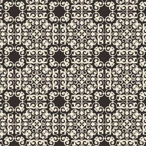 David Textiles Ladies & Gentlemen Parfum Tiles Grid Premium 100% Cotton Fabric sold by the yard