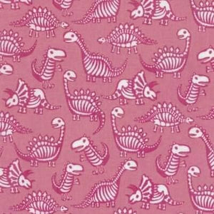 Timeless Treasures Dino Pink Premium Quality 100% Cotton Fabric sold by the yard