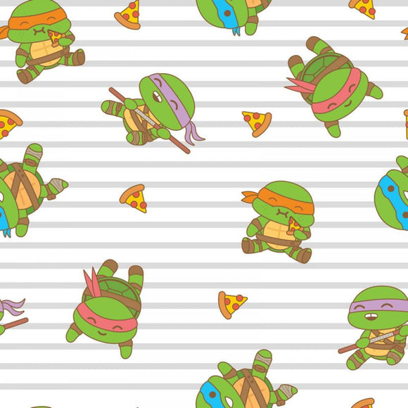 Springs Creative Teenage Mutant Ninja Turtles Cutie Toss 100% Cotton Fabric sold by the yard