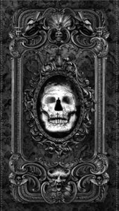 Timeless Treasures Wicked C8645 Black 24x43in." Skull Panel 100% Cotton Fabric sold by the panel