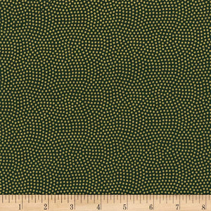 Timeless Treasures Metallic Spin Dot Green Quilt Fabric 100% Cotton Fabric sold by the yard