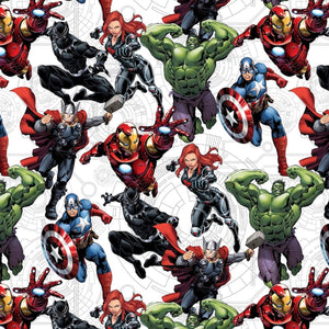 Springs Creative Marvel Avengers Unite Multicolor 100% Cotton Fabric