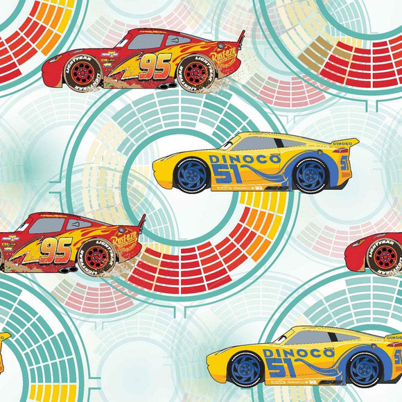 Springs Creative Disney Cars 3 Need for Speed 100% Cotton Fabric