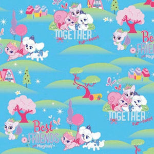 Springs Creative Disney Palace Pets Best Friends Are Magical 100% Cotton Fabric